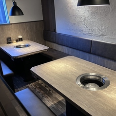 半個室、他のお客様を気にせずグループでご利用いただけます