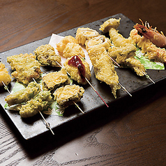 【1日限定5食】蒼天のおすすめ12種の天ぷら串の盛り合わせ