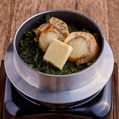 ホタテと海苔のバター釜飯