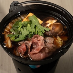 糸島牛のすき焼き鍋