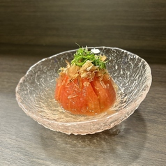 冷やし出汁トマト