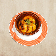 ソフトシェルシュリンプ のアヒージョ