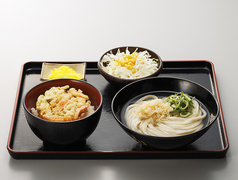 かきあげ丼うどんセット
