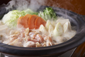 料理メニュー写真 【要予約】濃厚　鶏白湯スープの水炊き鍋※２人前～