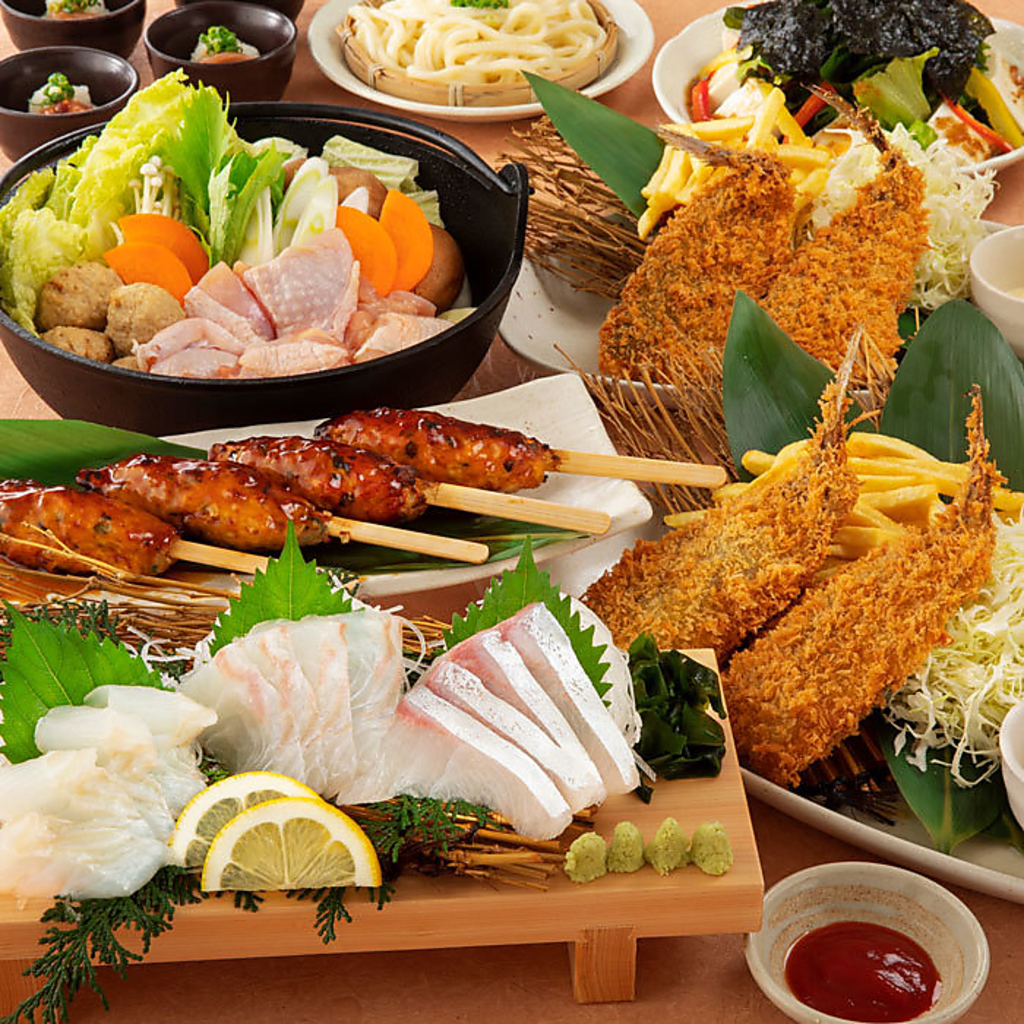 刺身盛合せなど、自慢の鮮魚が楽しめます。