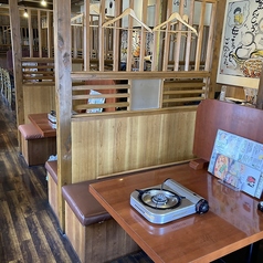 BOX席もございます☆落ち着いた雰囲気で鍋を囲んで、ゆっくりおしゃべりとお食事を楽しんでください♪