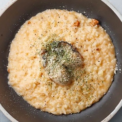 牡蠣とウニクリームのリゾット