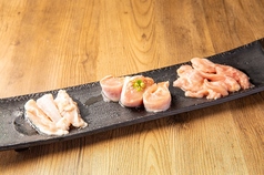 鶏三種盛り