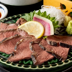 黒毛和牛炙りハツ刺し