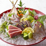【鮮魚5種盛り合わせ】