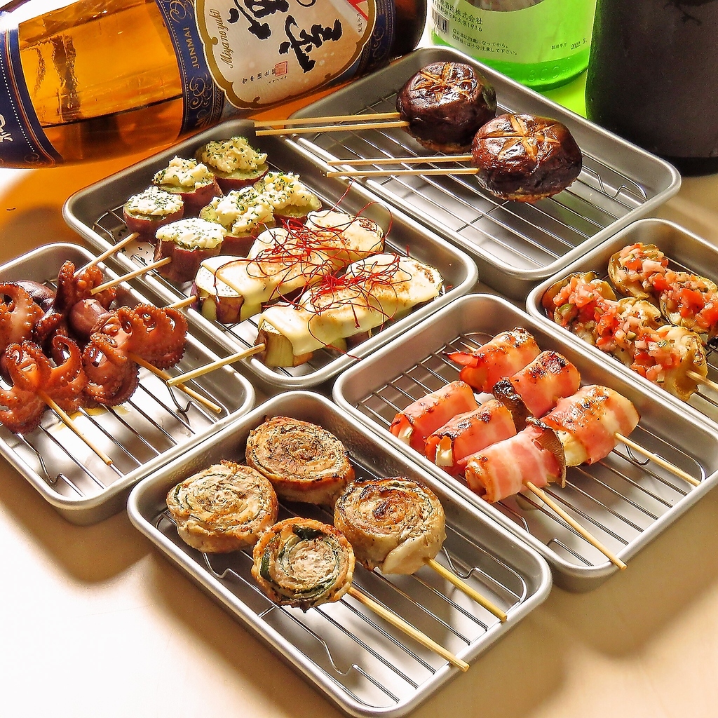 当店こだわりの串焼きをぜひお召し上がりください♪