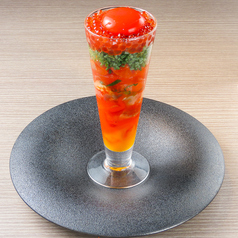 サーモンユッケパフェ