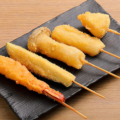 串カツ盛り合わせ