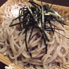 〆のざるそば（蕎麦湯はありません）