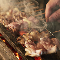 絶品の肉質！岩手県産奥の都とりを使用したやきとり！