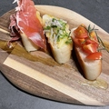料理メニュー写真&nbsp;ブルスケッタ３種