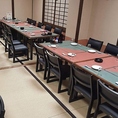 【完全個室：15名様～40名様まで】2階のお座敷が、より快適にお寛ぎいただける椅子タイプの個室へとリニューアルいたしました。足腰への負担が少ない設計ですので、お着物の方やご年配のお客様も安心してお過ごしいただけます。 大切な日のひとときを真心込めたおもてなしで演出いたします。