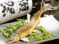 料理メニュー写真 和歌山県産　鮎の塩焼き