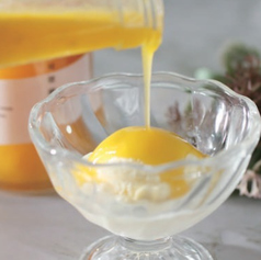 ◆バニラアイスにお好きなお酒をかけて大人のデザートに◆