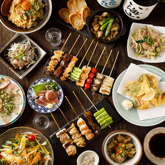 個室で味わう肉寿司と朝どれ鮮魚　にくと魚　川崎駅前店のコース写真