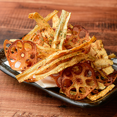 茨城の恵み　根菜チップス（レンコン＆ごぼう）