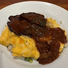 鉄板オムライスデミグラスソース