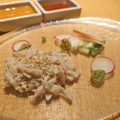 千枚の湯引き（数量限定）