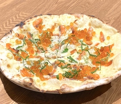 いくらとサーモンとクリームチーズ