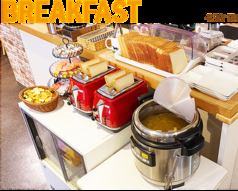 朝食バイキング