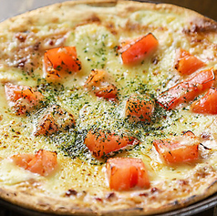 トマトの酒盗ピザ