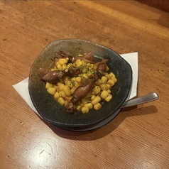 ホタルイカとバターコーン