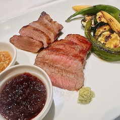 黒毛和牛A5赤身＆牛タン　夏野菜グリル盛り合わせ