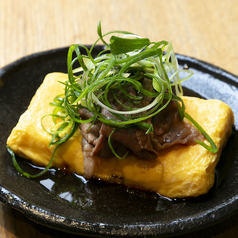 肉のせだし巻きたまご