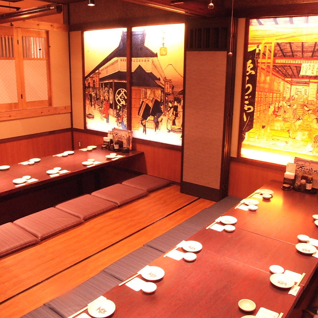 大小個室が充実！最大55名様OK！※週末は人気の為、早目のご予約がオススメです。　※画像は系列店