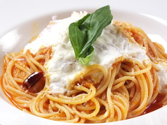 トマトとリコッタチーズのスパゲッティ
