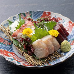 本マグロ入り 刺身3点盛り合わせ (3貫盛り)