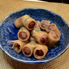 パリパリウインナー バター醤油