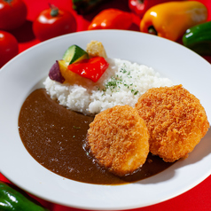 クリームコロッケカレー