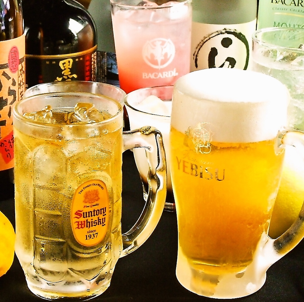 飲み放題もあります