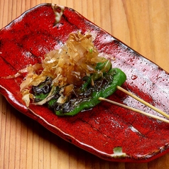 ししとう串/茄子串/白葱串/もちベーコン串/えのきベーコン串