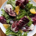 料理メニュー写真&nbsp;福山産　ケールとラディッキオのサラダ