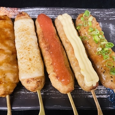 特製つくね串5種盛り合わせ(5本)