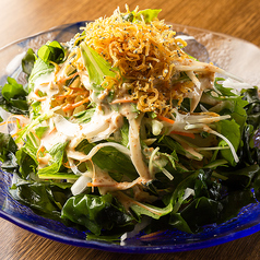 かりかりじゃこの豆腐サラダ