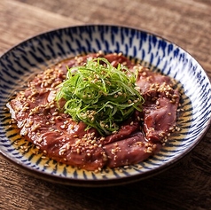 地鶏レバ刺し