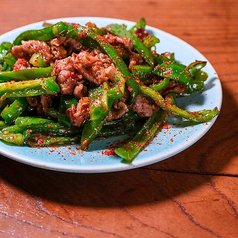 麻婆ラムピーマン