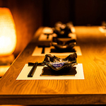 ムードあふれる店内とプライベート感満載の個室空間は大切なご宴会の場を彩ること間違いなし