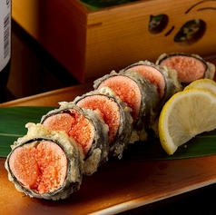 明太子の海苔巻き天ぷら