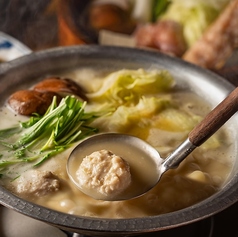 濃厚鶏白湯の水炊き　一人前