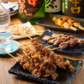 料理メニュー写真&nbsp;<名物串>鶏かわパリタレ焼き<10本>