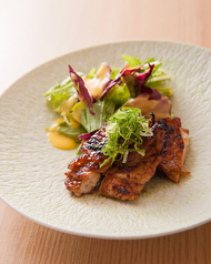 名物 地鶏の網焼き